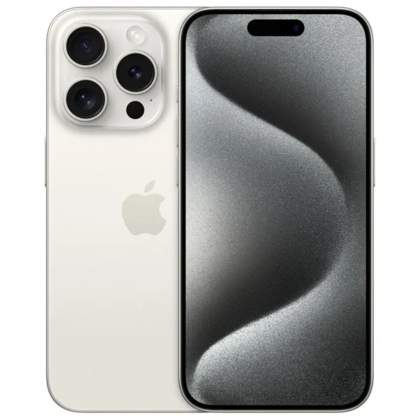 Apple iPhone 15 Pro 512GB Titanio Bianco – Titanio – Chip A17 Pro – 5G