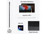 APPLE iPad Pro 11” con Chip M4, Wi-Fi + Cellular, 256GB - immagine 2