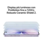 Apple iPhone 17 256GB Lavanda – Display 6.3″ Super Retina OLED – Chip A19 – 5G - immagine 8