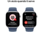 APPLE Watch Series 10 GPS 46mm in alluminio color Argento con cinturino Sport denim – M/L - immagine 2