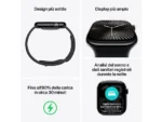 APPLE Watch Series 10 GPS + Cellular 46mm in titanio color oro con cinturino Loop in maglia milanese oro – S/M - immagine 8