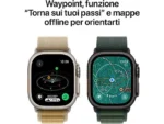 Apple Watch Ultra 2 GPS + Cellular 49mm, Titanio Nero con Cinturino Alpine Loop Verde - immagine 6