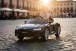 Auto Elettrica per Bambini Audi R8 Sport Nera 12V – Sedile in Pelle & Telecomando - immagine 8
