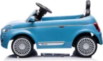 Auto Elettrica per Bambini Fiat 500 12V Azzurro – Luci LED & Suoni - immagine 6