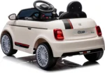 Auto Elettrica per Bambini Fiat 500 12V Bianco – Luci LED & Suoni - immagine 6