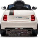 Auto Elettrica per Bambini Fiat 500 12V Bianco – Luci LED & Suoni - immagine 4