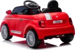 Auto Elettrica per Bambini Fiat 500 12V Rosso – Luci LED & Suoni - immagine 4
