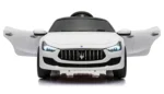 Auto Elettrica per Bambini Maserati Ghibli 12V Bianca – Telecomando & MP3 - immagine 9