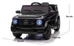 Auto Elettrica per Bambini Mercedes AMG G63 Small Nera 12V con Telecomando