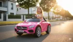 Auto Elettrica per Bambini Mercedes CLS Small Rosa 12V – Luci LED & Suoni - immagine 4