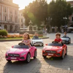 Auto Elettrica per Bambini Mercedes CLS Small Rosso 12V – Luci LED & Suoni - immagine 2