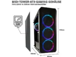 PC Desktop GREED MK2 Intel Gaming, Core i7-12700F, 32GB RAM, 1TB SSD, GeForce RTX 5060 - immagine 2