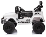 Auto Elettrica Bambini Toyota Cruiser 12V Bianca – Ruote Grandi & USB - immagine 5