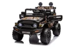 Auto Elettrica Bambini Toyota Cruiser 12V Nera Mimetica – Ruote Grandi & USB - immagine 7