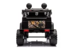 Auto Elettrica Bambini Toyota Cruiser 12V Nera Mimetica – Ruote Grandi & USB - immagine 2